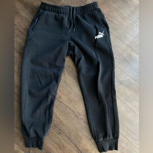 Men Puma black jogger pant